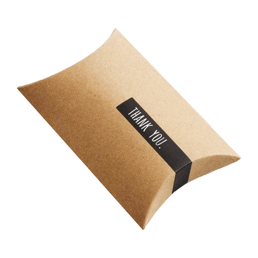 kraft pillow boxes
