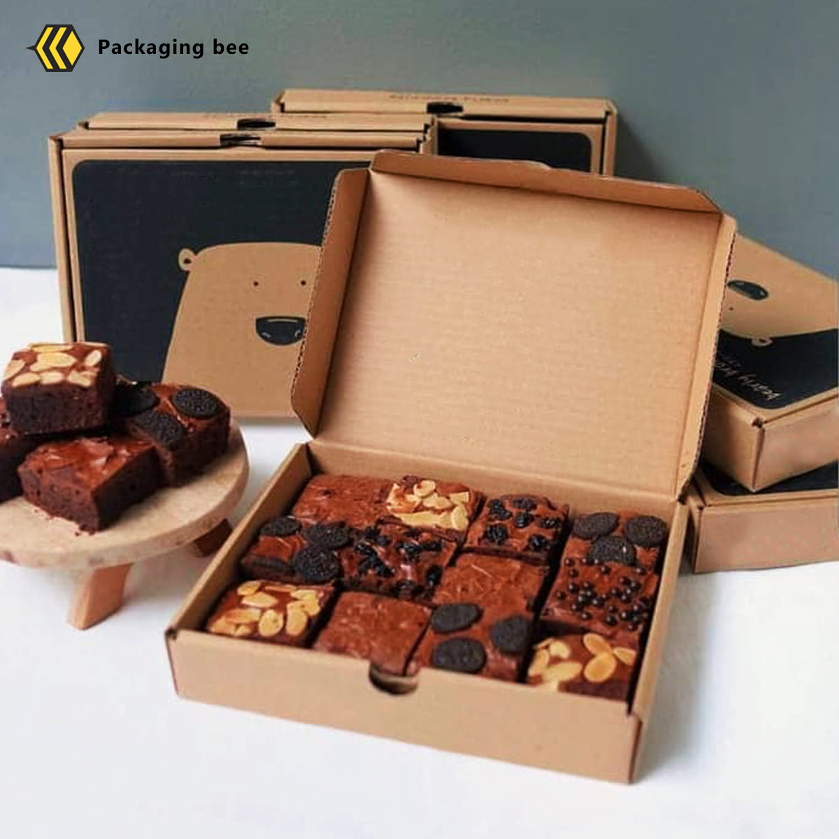 Custom Cardboard CBD Brownies Boxes