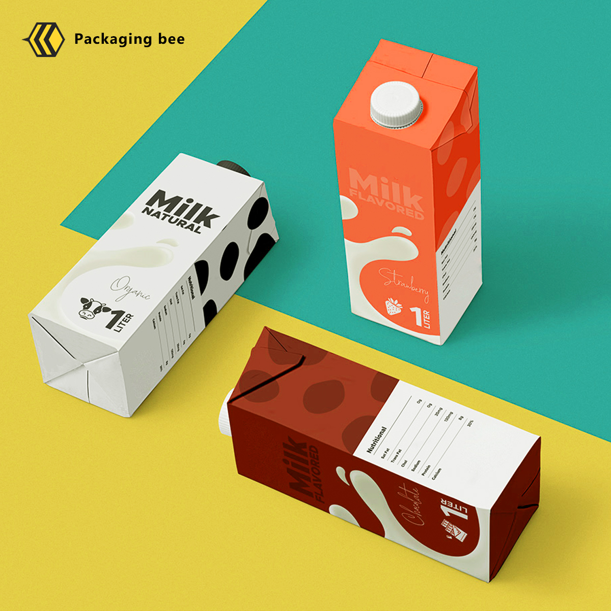 Custom Printed Hemp Milk Boxes