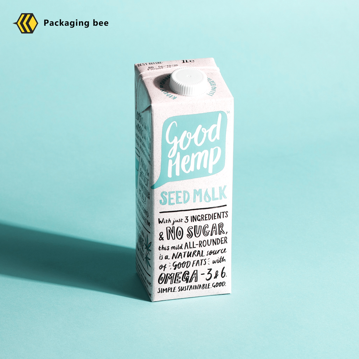 Custom Hemp Milk Packaging Boxes 