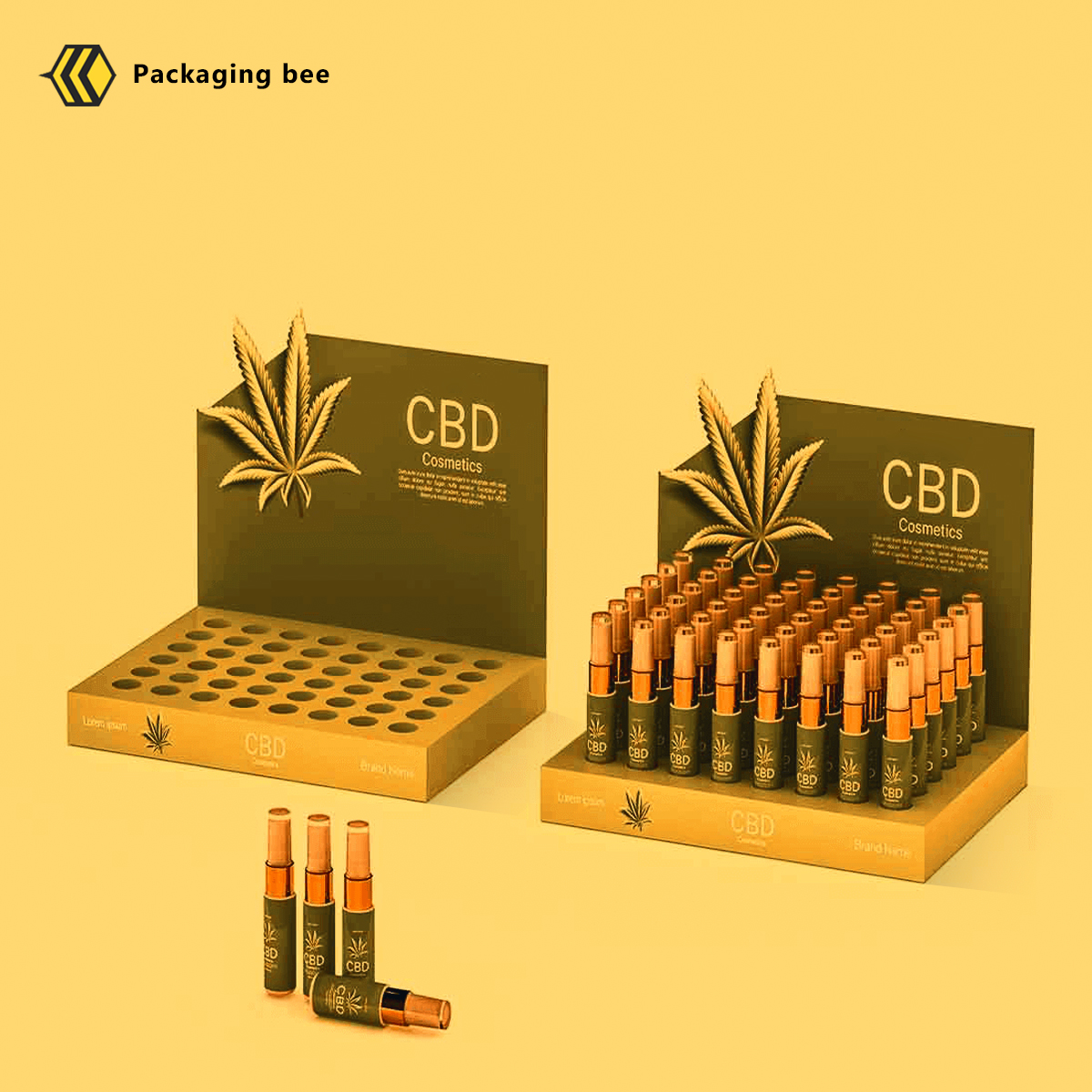custom Cannabis Counter Display Boxes