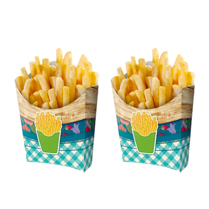 Custom Printed French Fries Packaging Bags