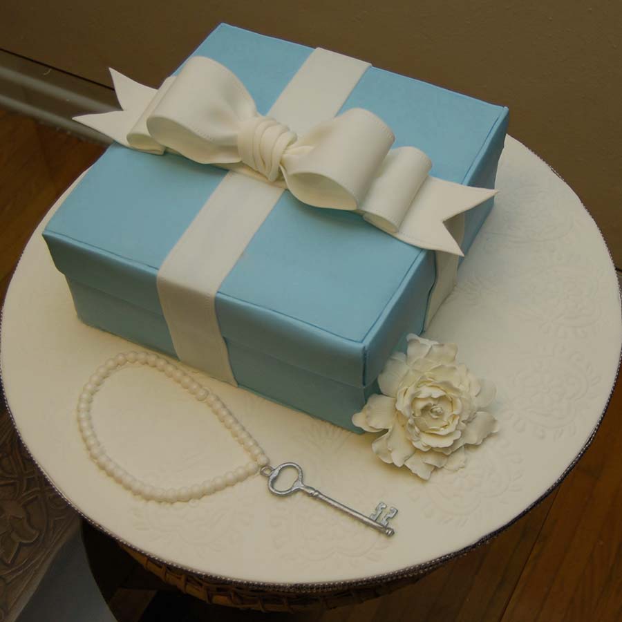 blue cake boxes