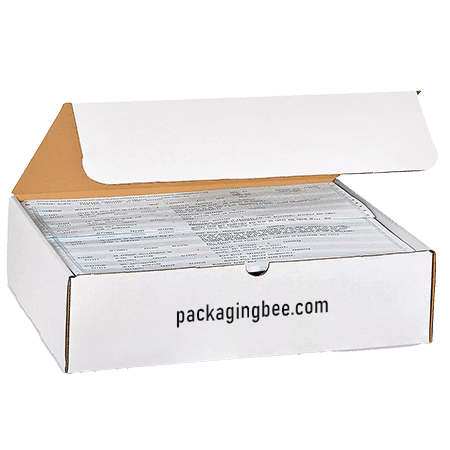 white literature mailer boxes