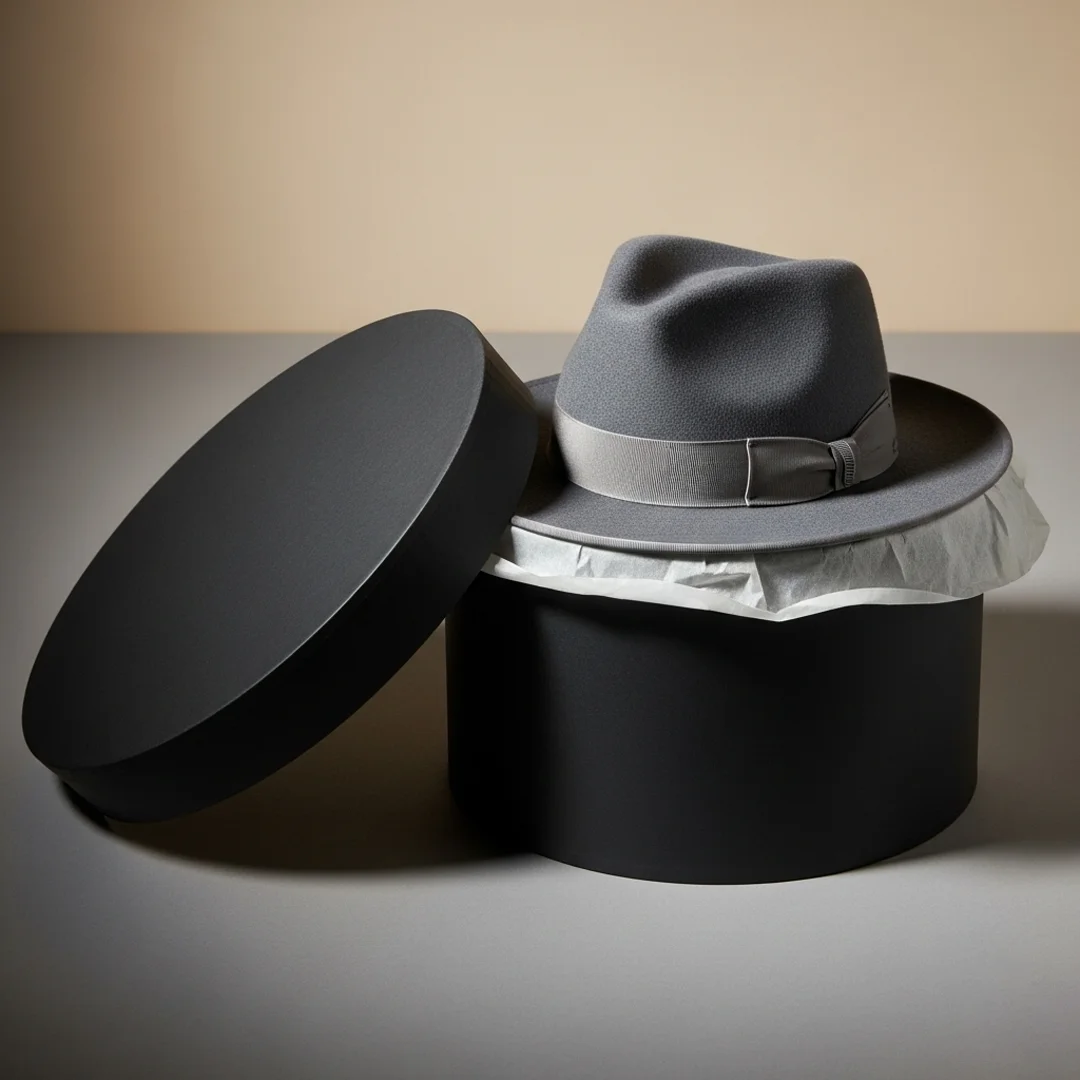 cardboard hat boxes with lids