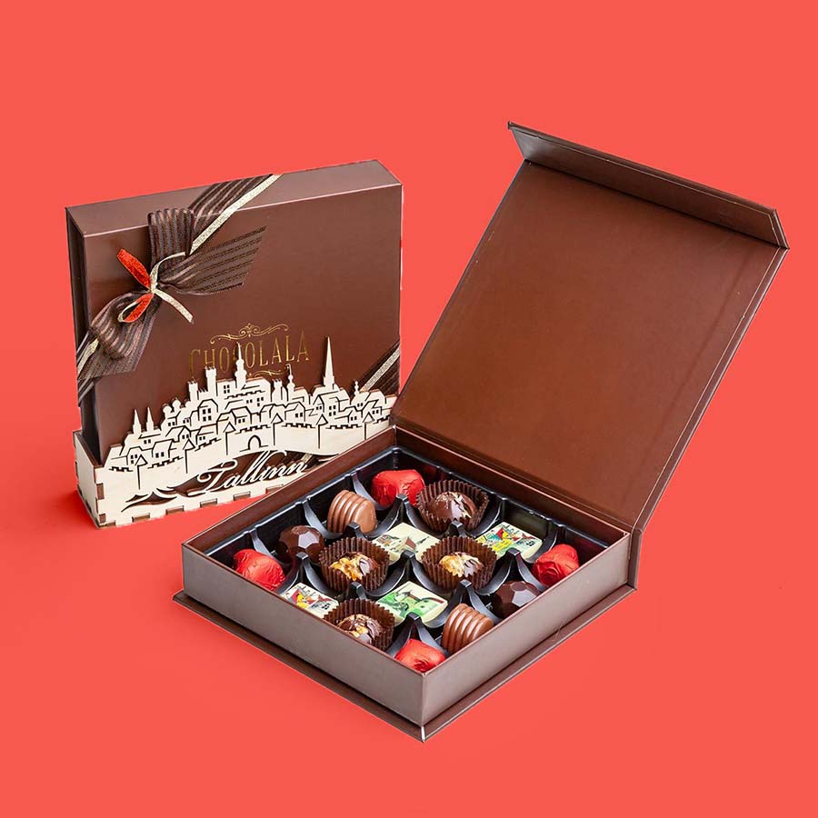 Personalized chocolate message cards
