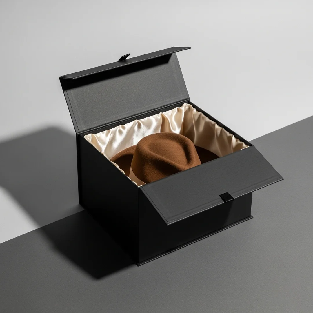 square hat boxes with lids
