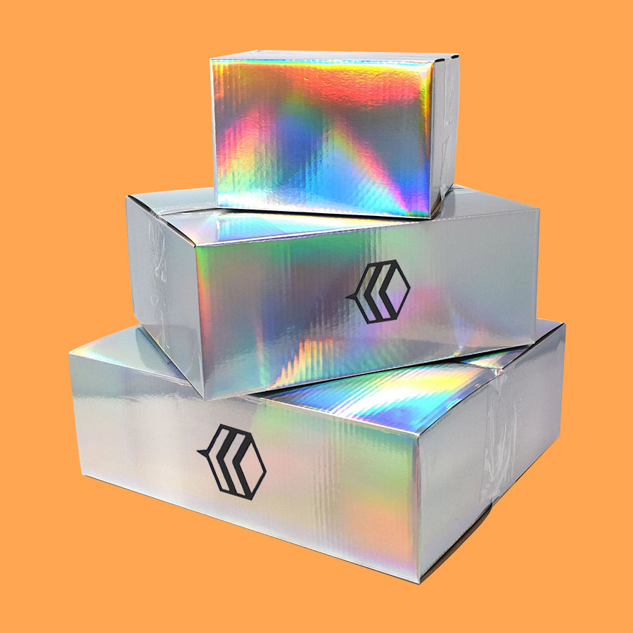 Holographic Shipping Boxes 