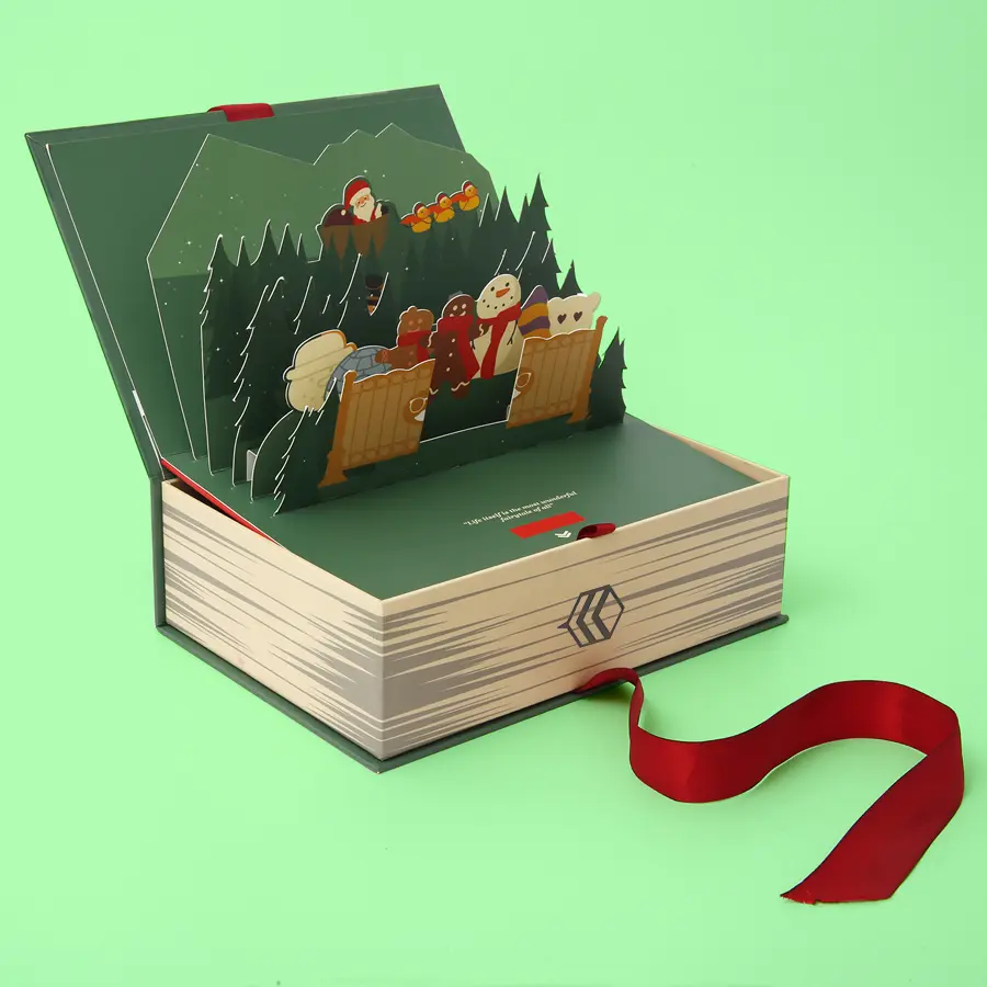 Christmas Book Boxes 