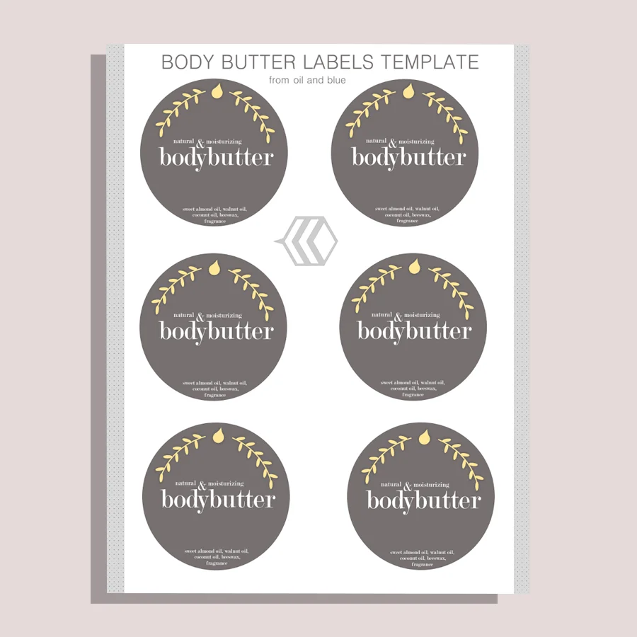 body-butter-label-designs