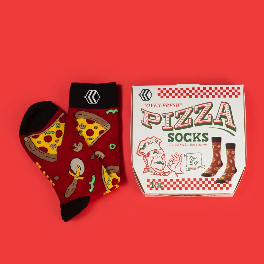Pizza Socks Box 