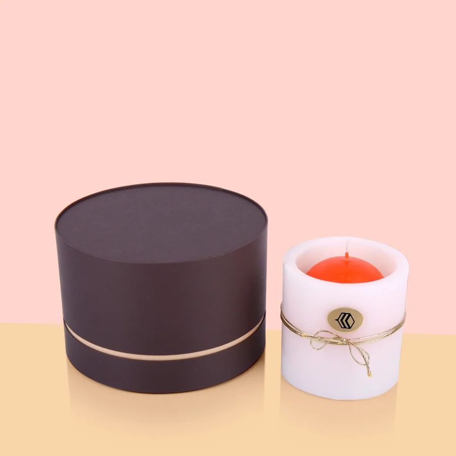 Black-Round-Candle-Boxes
