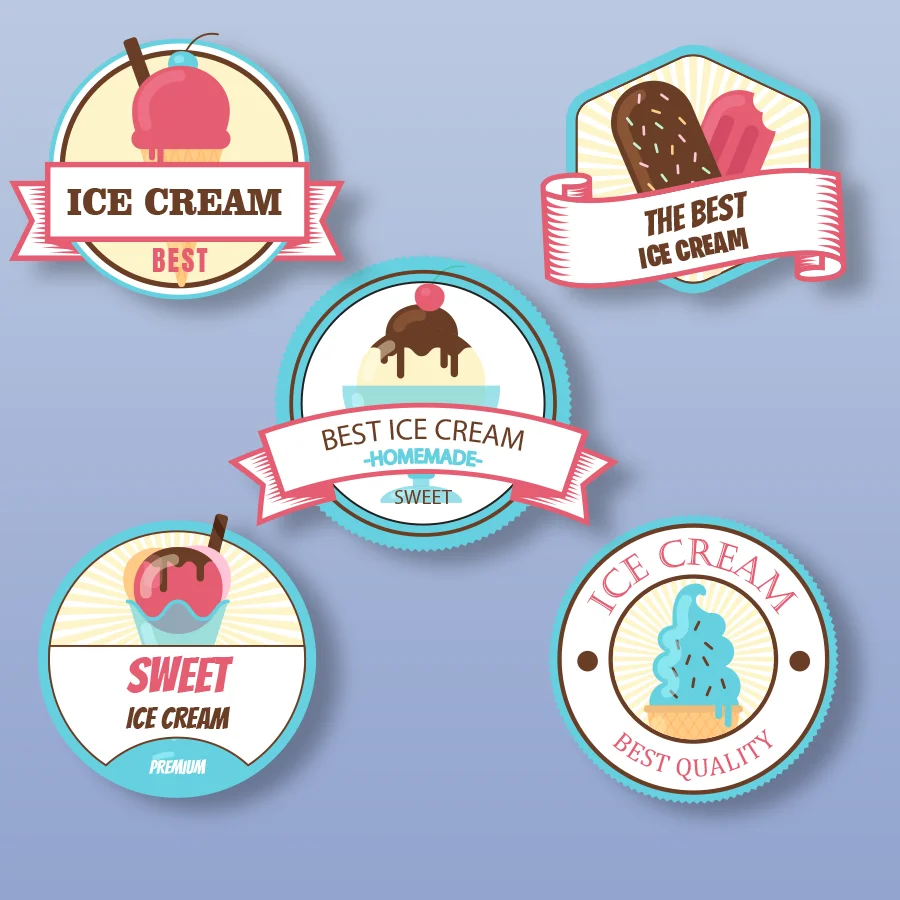 Ice Cream Labels 