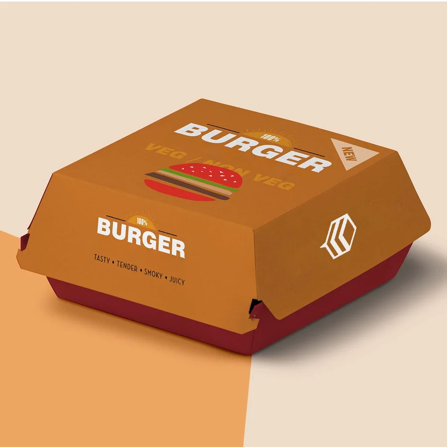 Burger Packaging | Burger Packaging Boxes | PackagingBee