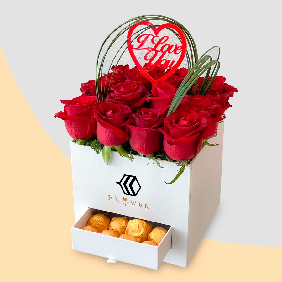 Flower Chocolate Box 