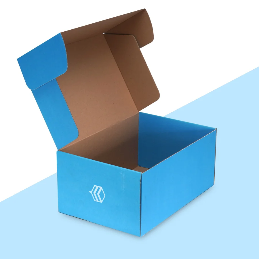 blue-corrugated-boxes-with-logo