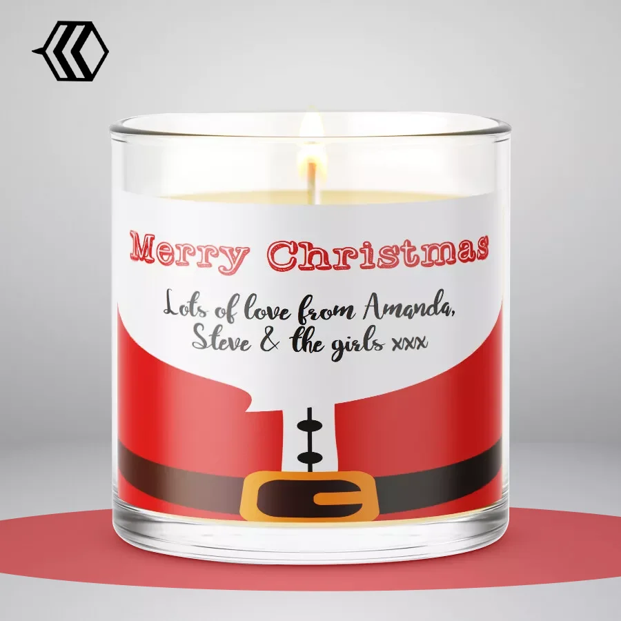 Christmas Candle Stickers 