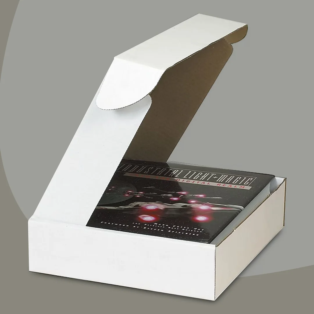 White Tab Locking Literature Mailers