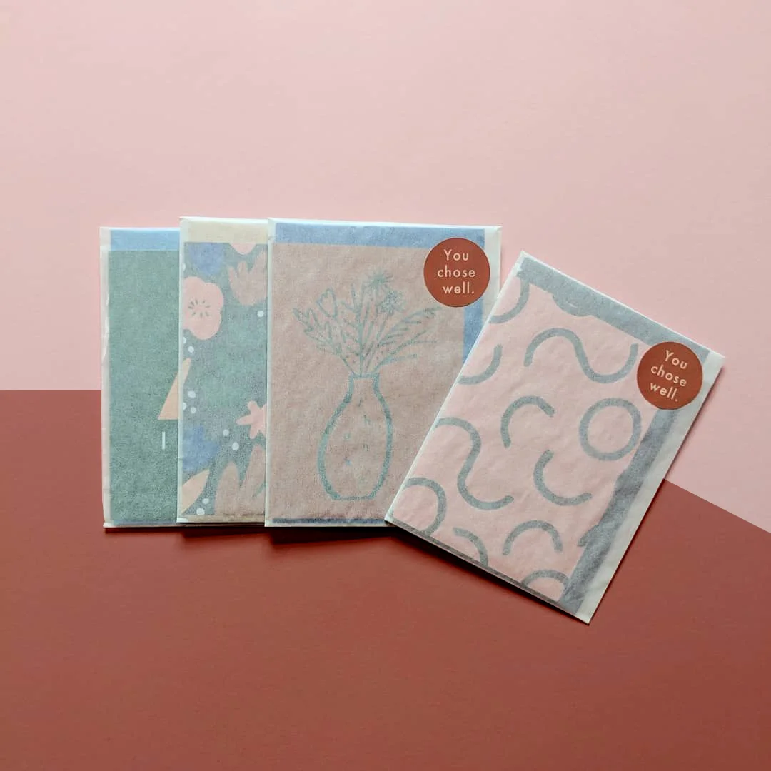 colored glassine paper