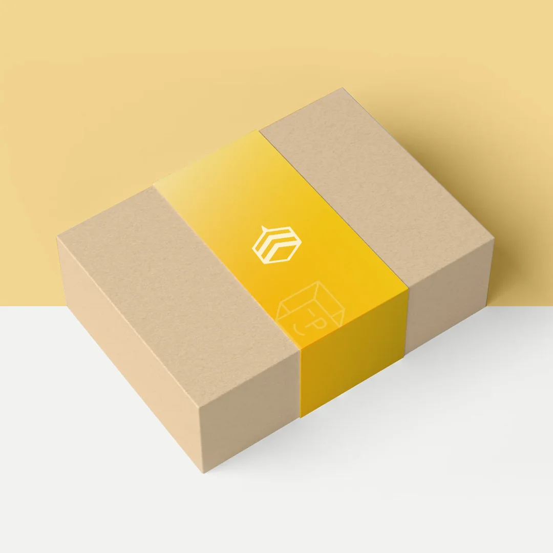 kraft box with sleeve