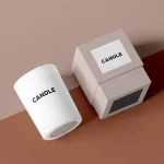 2 piece candle packaging