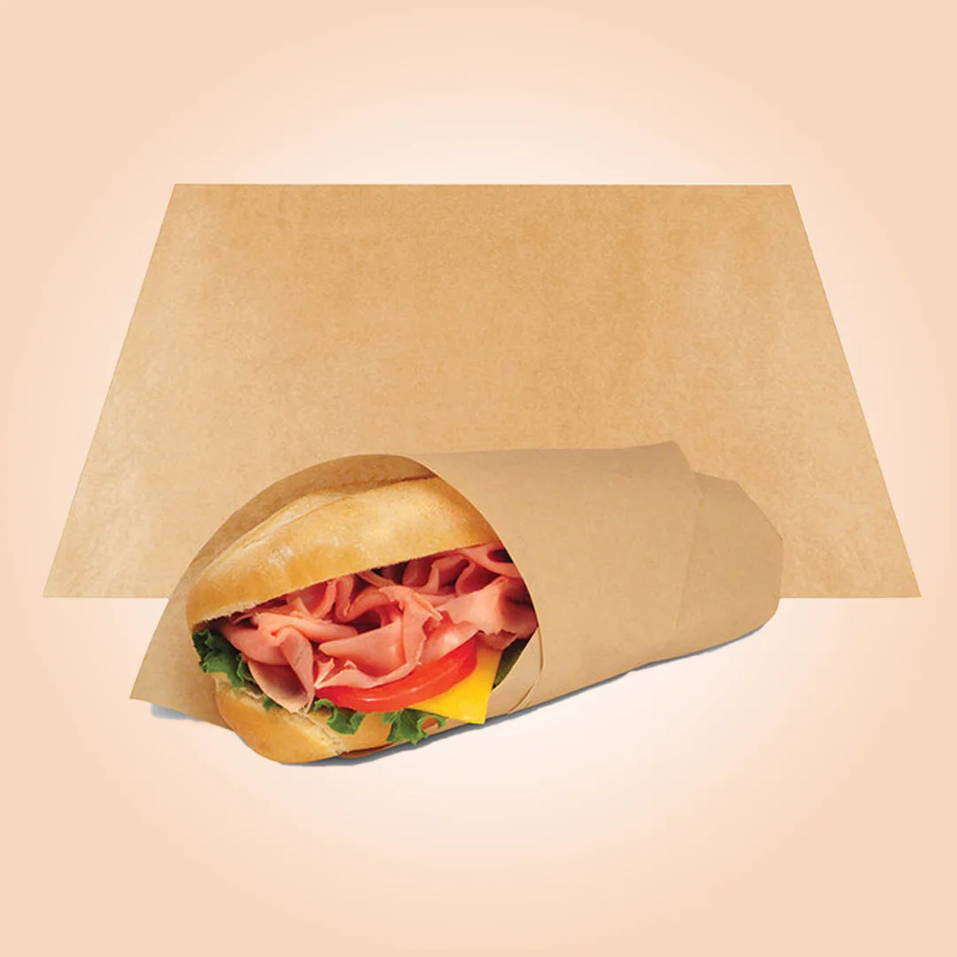 custom kraft deli paper