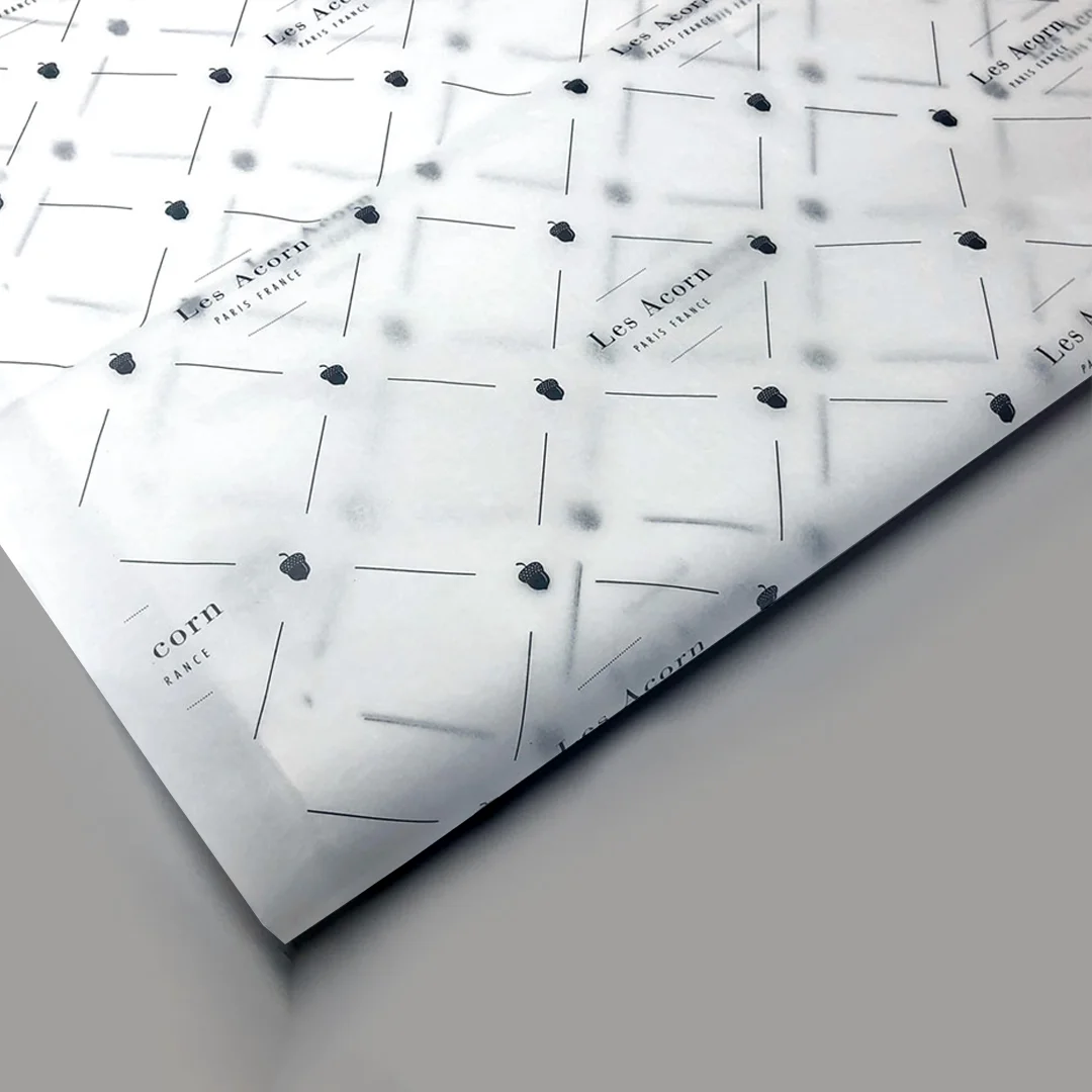 printed greaseproof paper