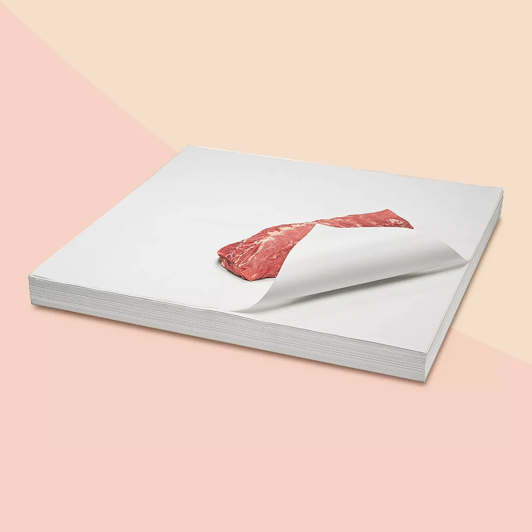 white freezer paper sheets