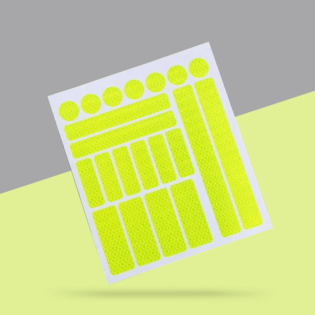 blank retro reflective labels