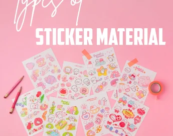 types of sticker material