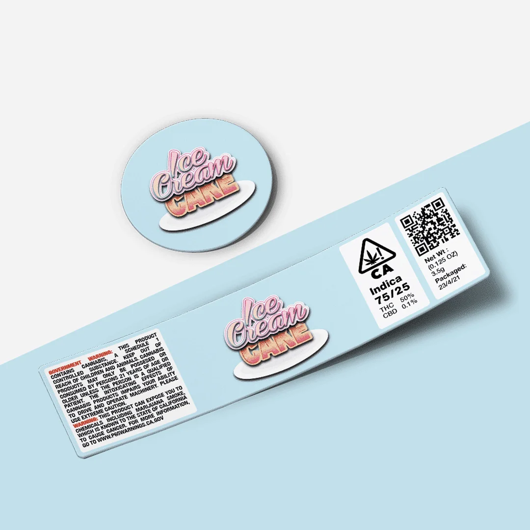 cake food label