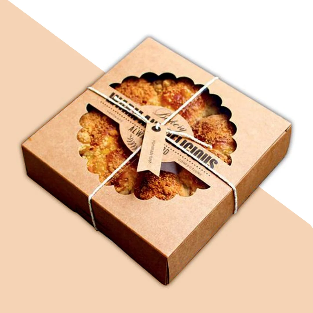 mini pie boxes with window