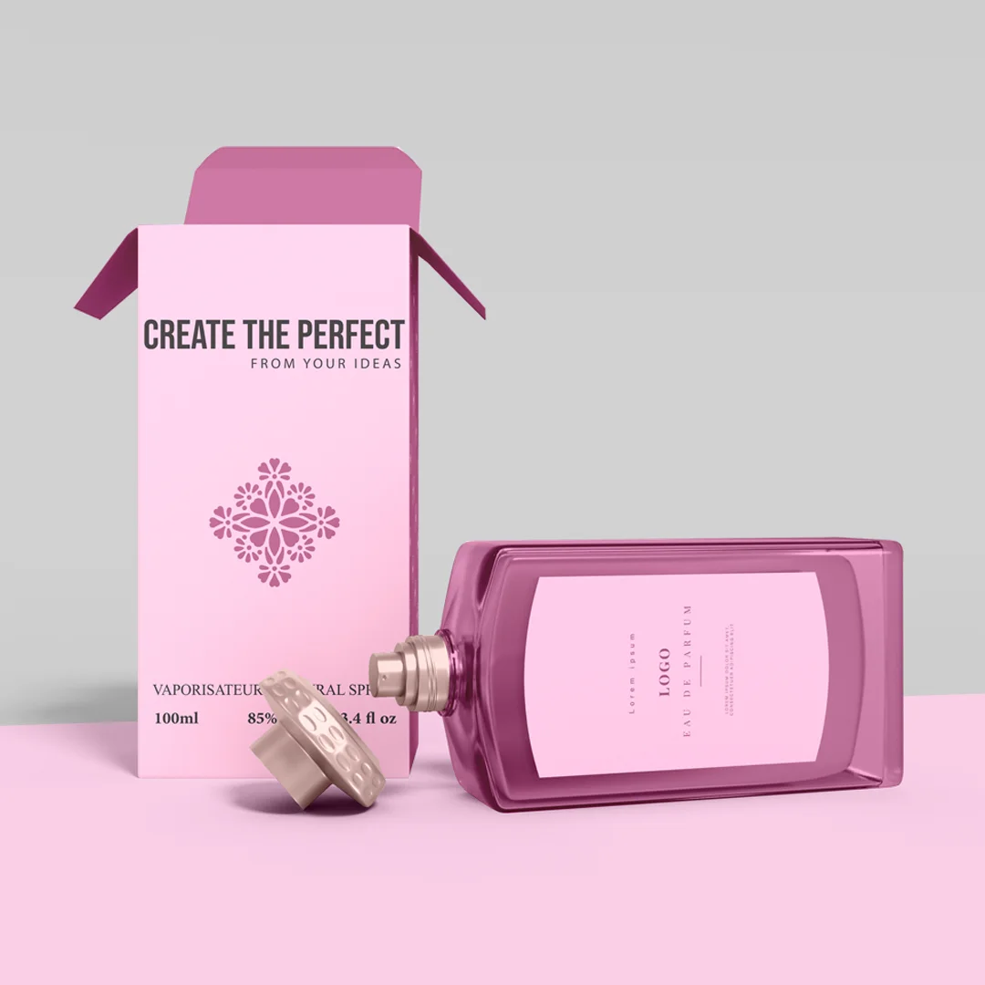pink packaging perfume