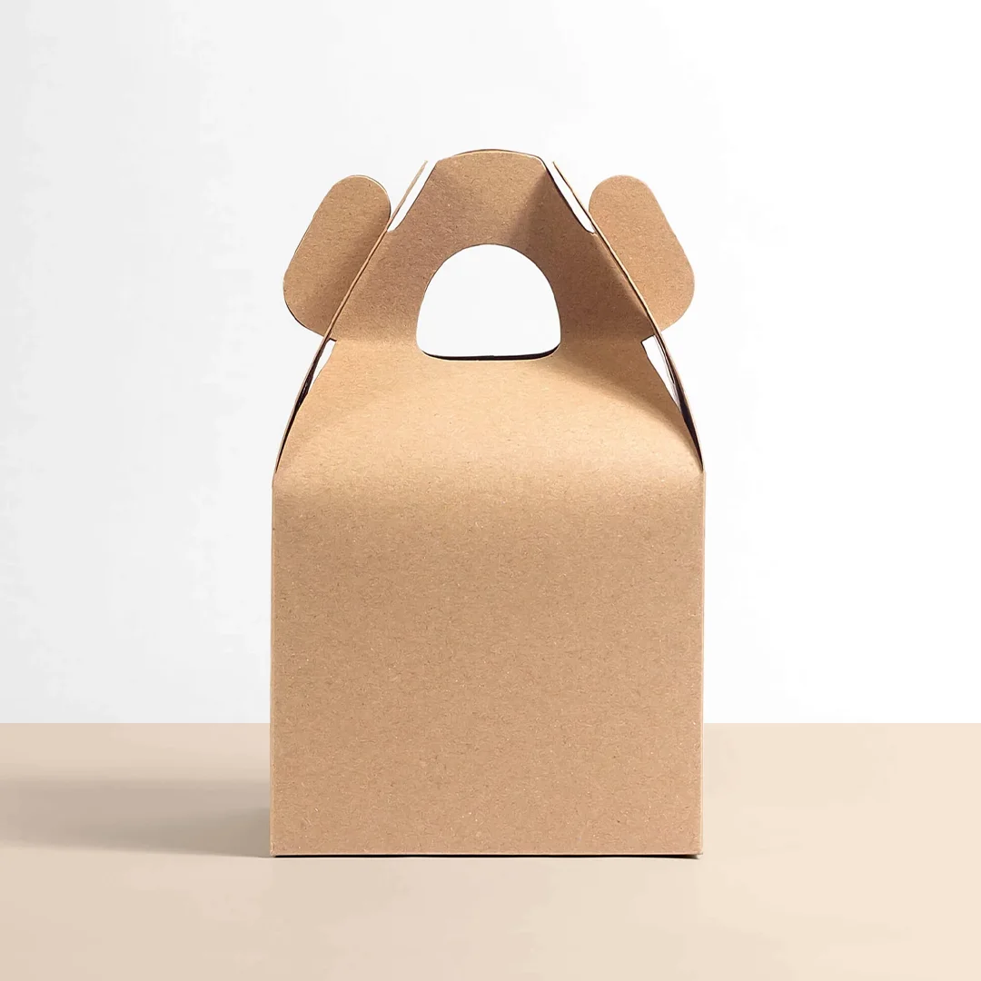 Cardboard gift boxes with handles