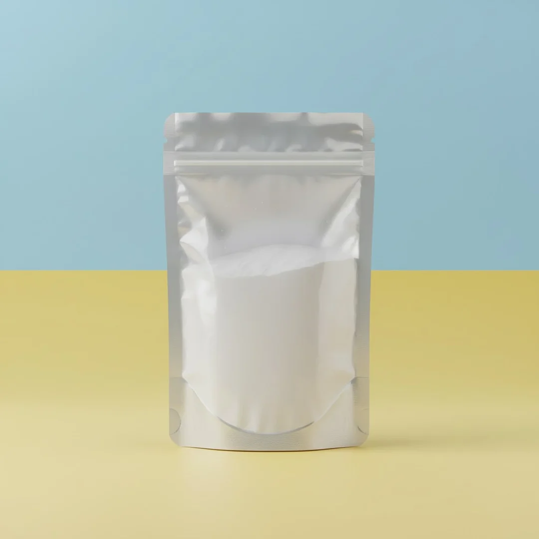 Clear And White Mylar Bags