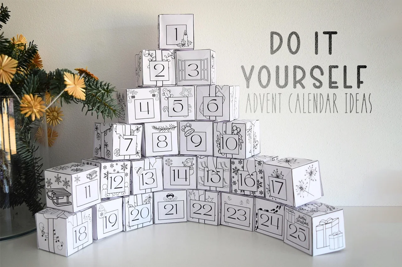 do it yourself advent calendar ideas
