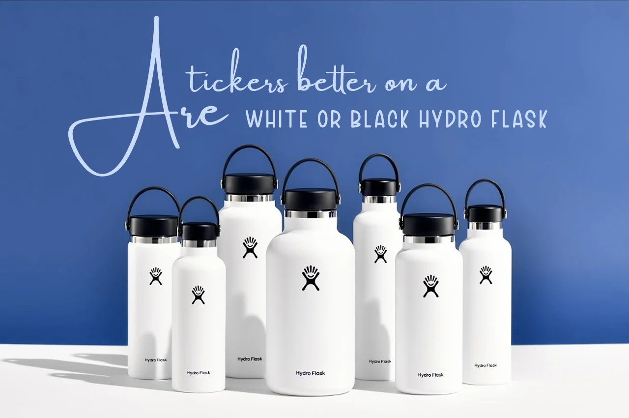 Are Stickers Better On a White Or Black Hydro Flask - Packaging Bee