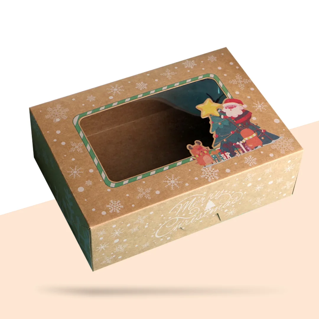 christmas box with window