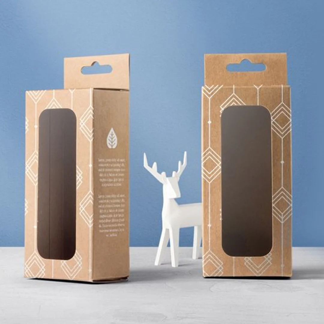 christmas boxes with windows