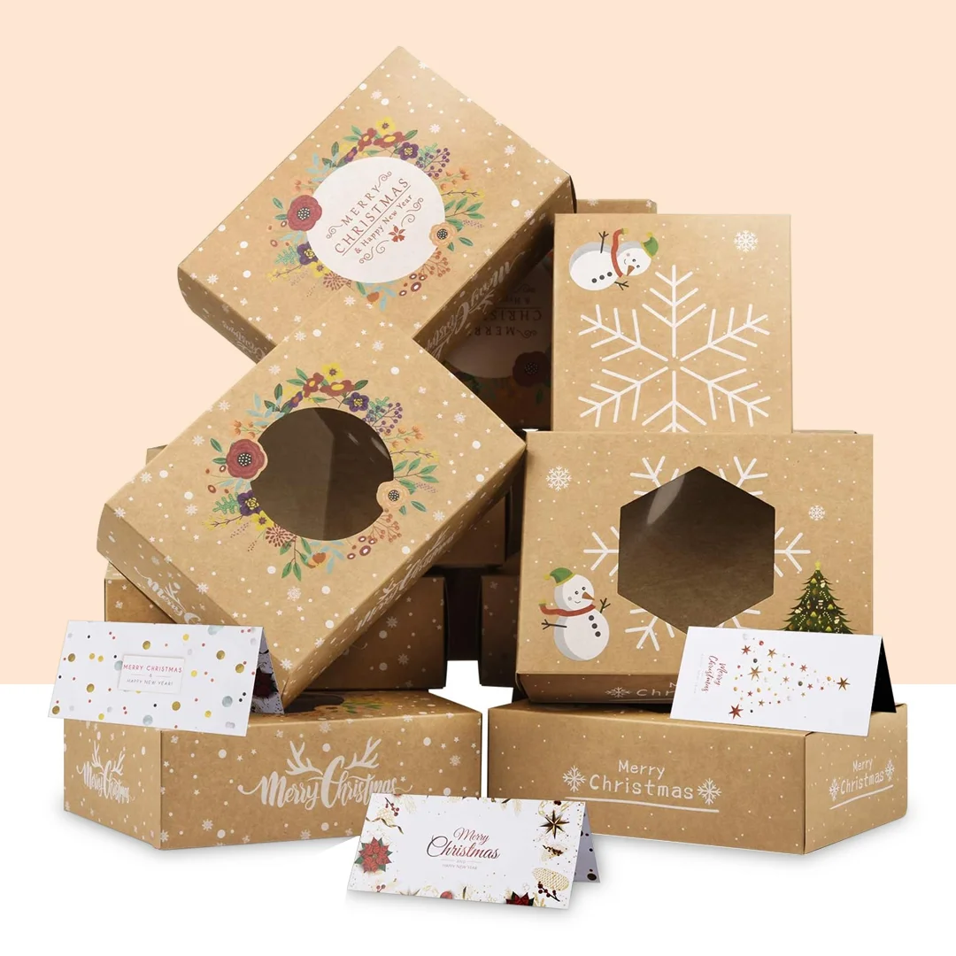 custom christmas boxes with window