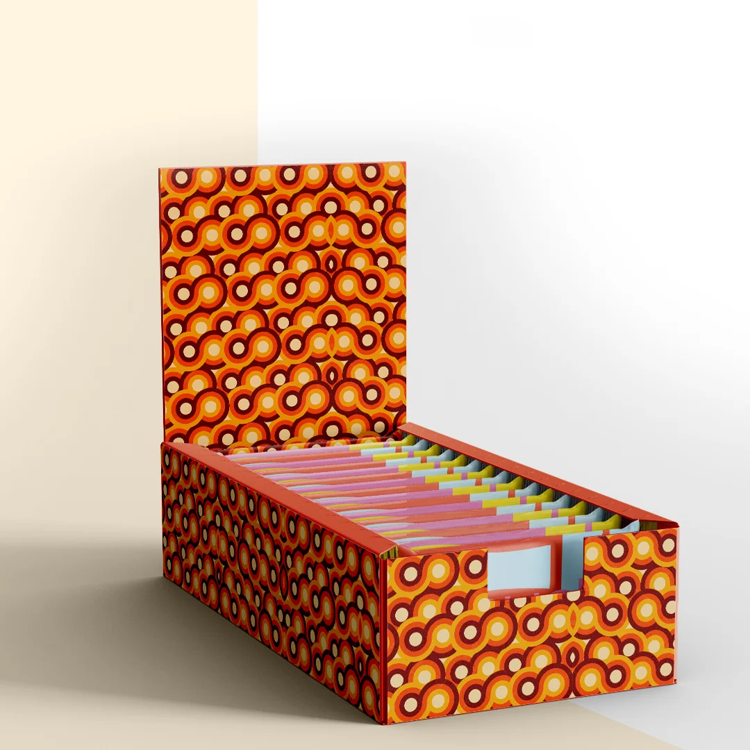 flat tuck box style