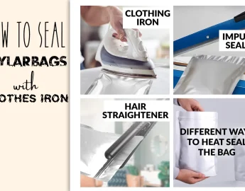 how to seal mylar bags with clothes iron