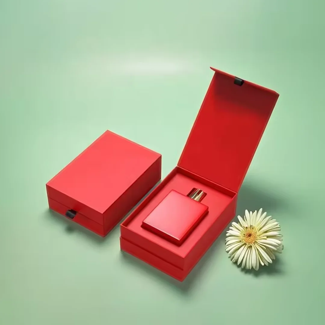 perfume box with cardboard insert