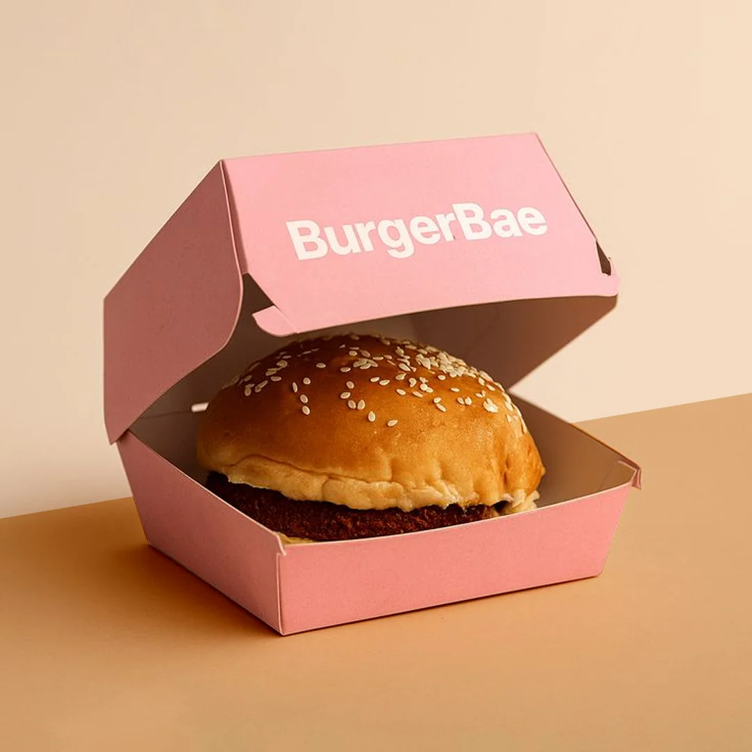 Pink Burger Boxes