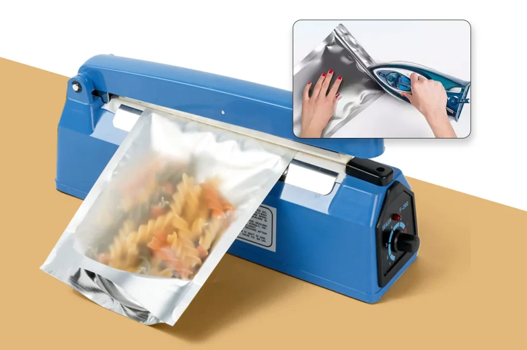 sealing mylar bags at home