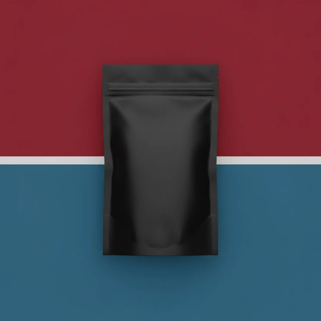 black blank mylar Bags
