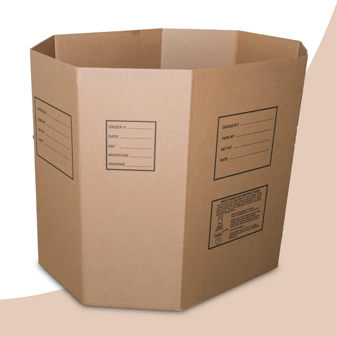 brown corrugated trash boxes