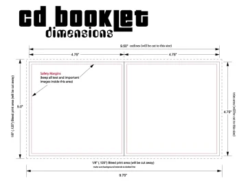 cd booklet dimensions