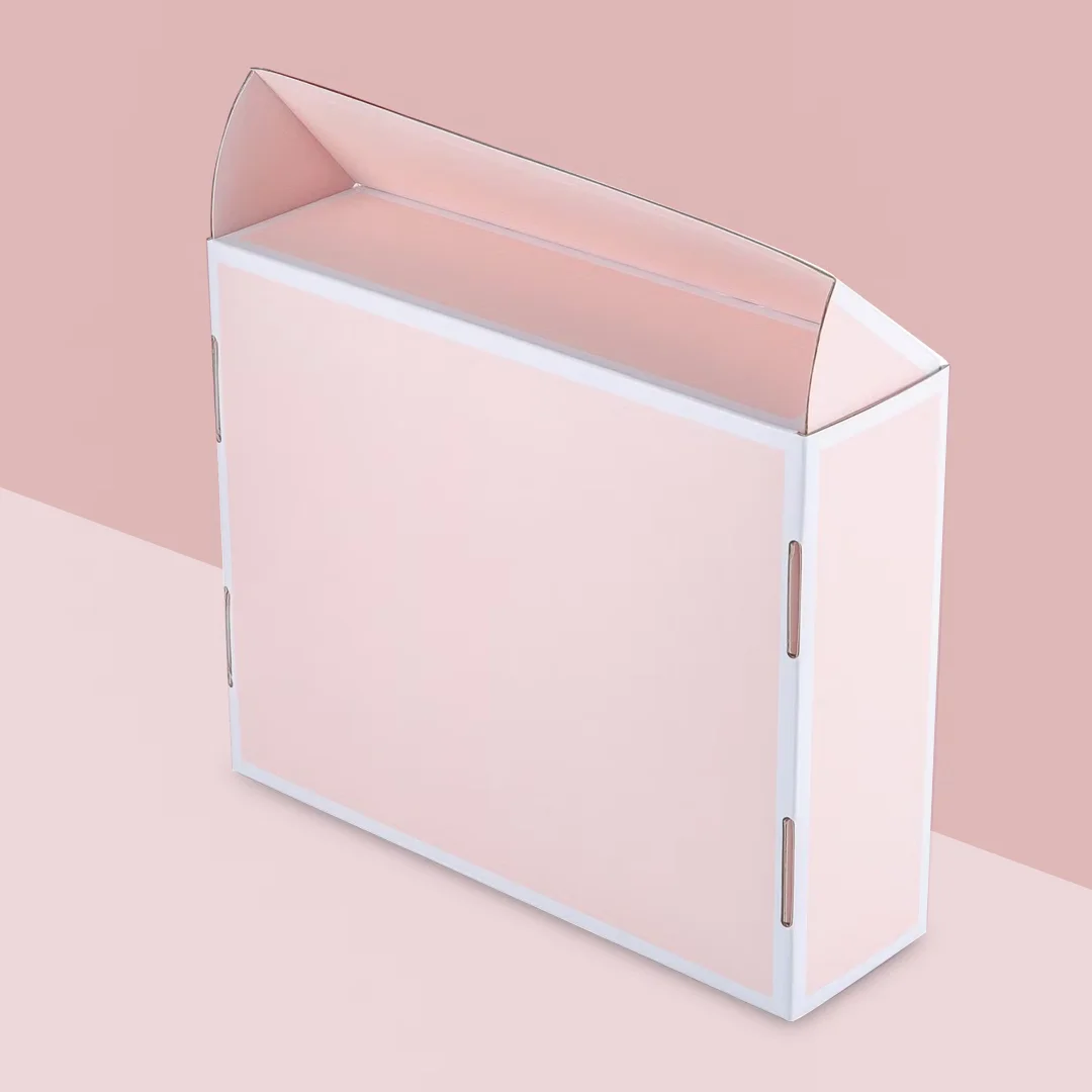 corrugated box pink