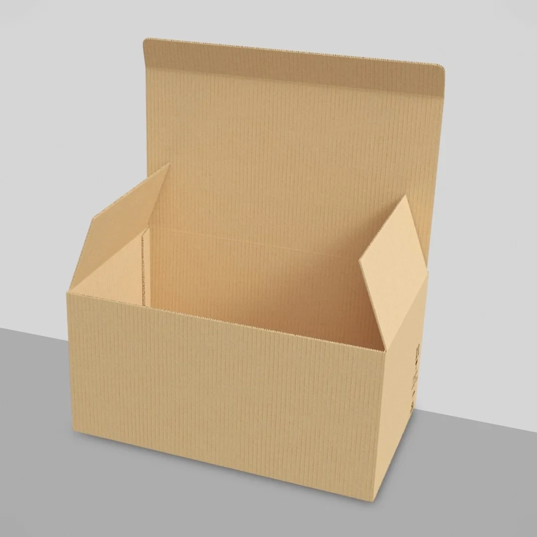 empty cardboard boxes